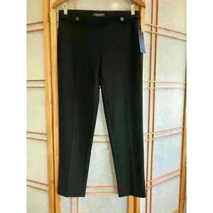 NWT Dress Pants, Black, Size 6, Pull On, Poly/Spandex, NY Clothing Co. Business